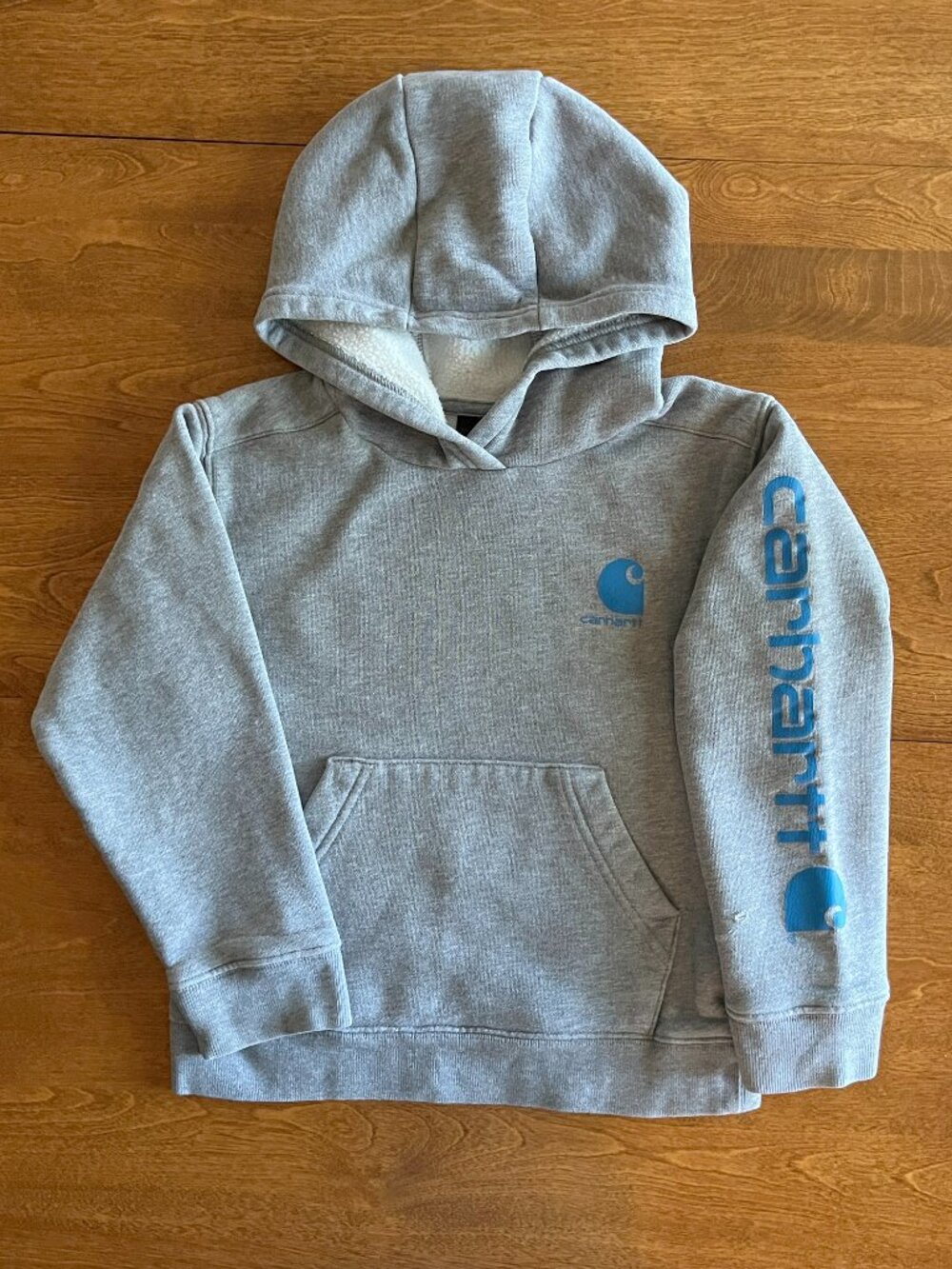 Carhartt gray and blue hoodie 6